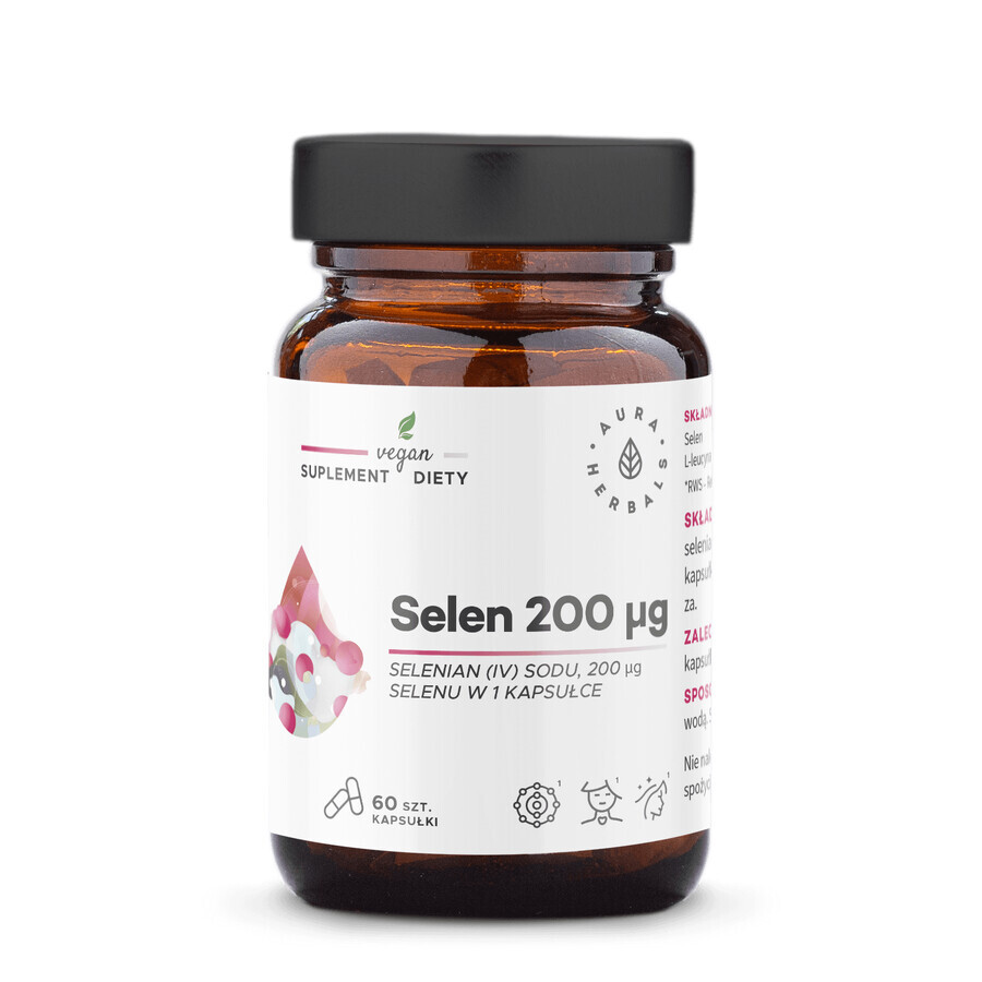 Aura Herbals Selenio 200 µg, 60 capsule