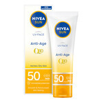 Nivea Sun Kids Protect &amp; Care Set, Zonnebrandcrème 5in1, SPF 50+, 200 ml + Anti-Aging Crème met SPF 50, 50 ml + Zonnebrandcrème, SPF 30, 30 ml gratis