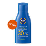 Nivea Sun Kids Protect &amp; Care Set, Zonnebrandcrème 5in1, SPF 50+, 200 ml + Anti-Aging Crème met SPF 50, 50 ml + Zonnebrandcrème, SPF 30, 30 ml gratis