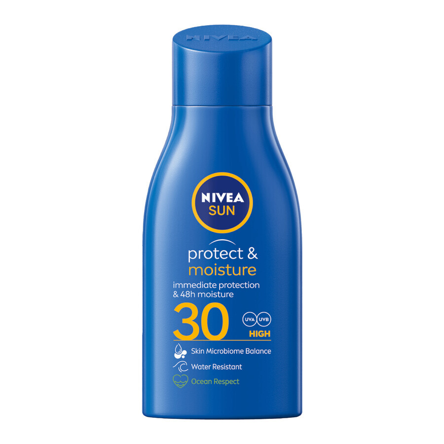 Nivea Sun Kids Protect &amp; Care Set, Zonnebrandcrème 5in1, SPF 50+, 200 ml + Anti-Aging Crème met SPF 50, 50 ml + Zonnebrandcrème, SPF 30, 30 ml gratis