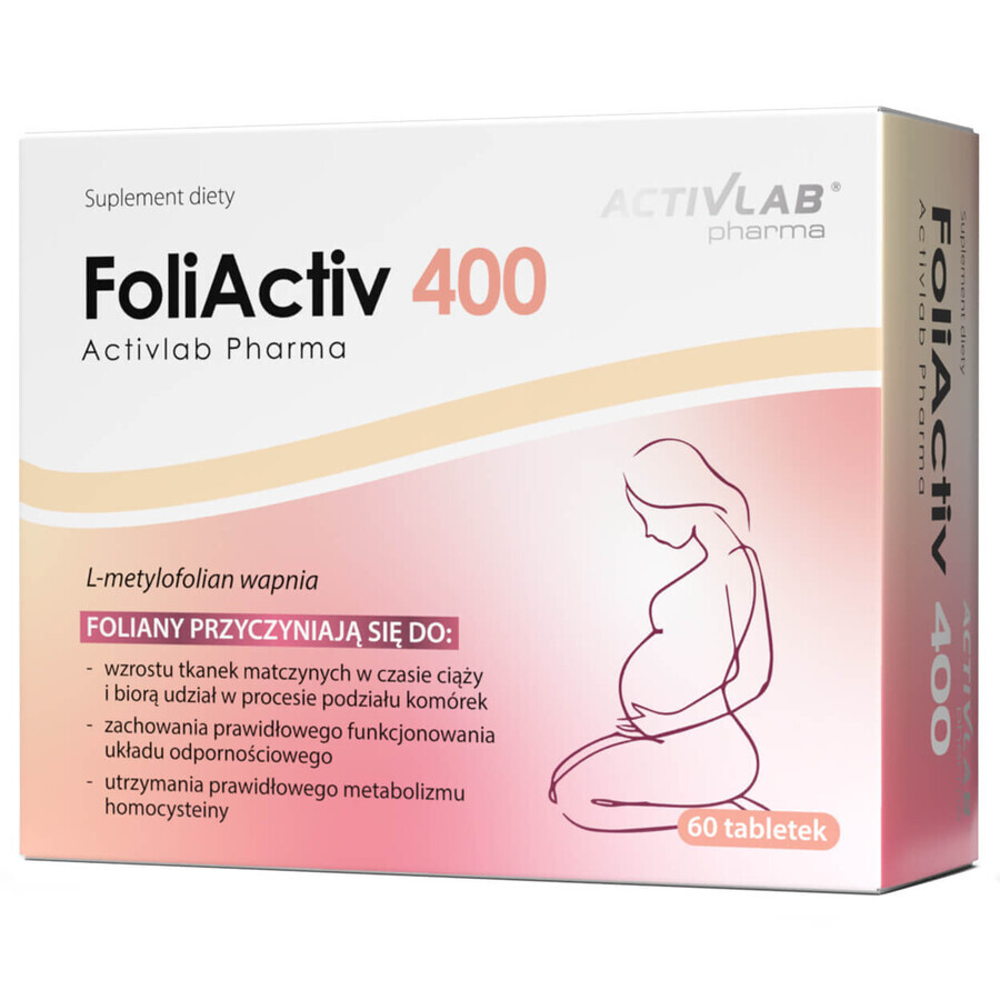 Activlab Pharma FoliActiv 400, 60 tabletten