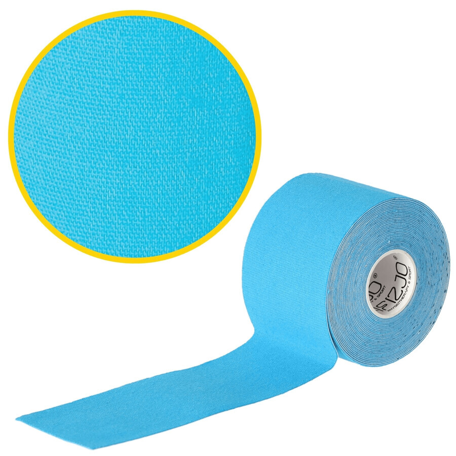 4Fizjo, kinesiotaping tape, blue, 5 cm x 5 m