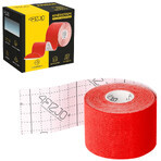 4Fizjo, kinesiotaping tape, rood, 5 cm x 5 m