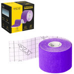 4Fizjo, kinesiotaping tape, paars, 5 cm x 5 m