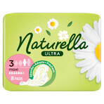 Naturella Ultra, maandverband met vleugels, kamille, Maxi, 8 stuks