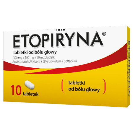 Etopyrine 300 mg + 100 mg + 50 mg, 10 tabletten