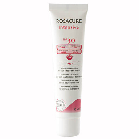 Synchroline Rosacure Intensive, protective emulsion, rosacea, SPF 30, 30 ml