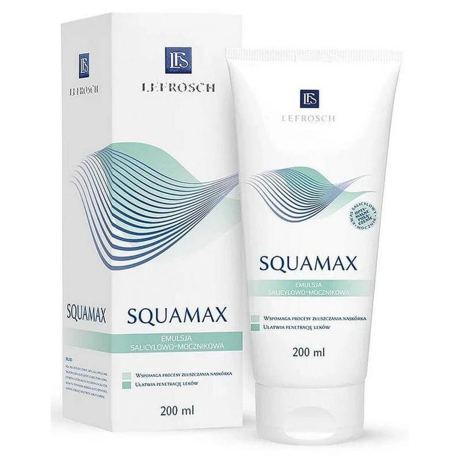 Lefrosch Squamax, salicylzuur-ureumemulsie, 200 ml