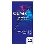 Durex Extra Safe, condooms met meer glijmiddel, versterkt, 12 stuks