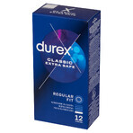 Durex Extra Safe, condooms met meer glijmiddel, versterkt, 12 stuks