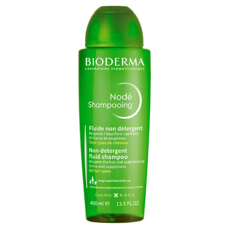 Bioderma Node Fluide, champú uso frecuente, todo tipo de cabello, 400 ml