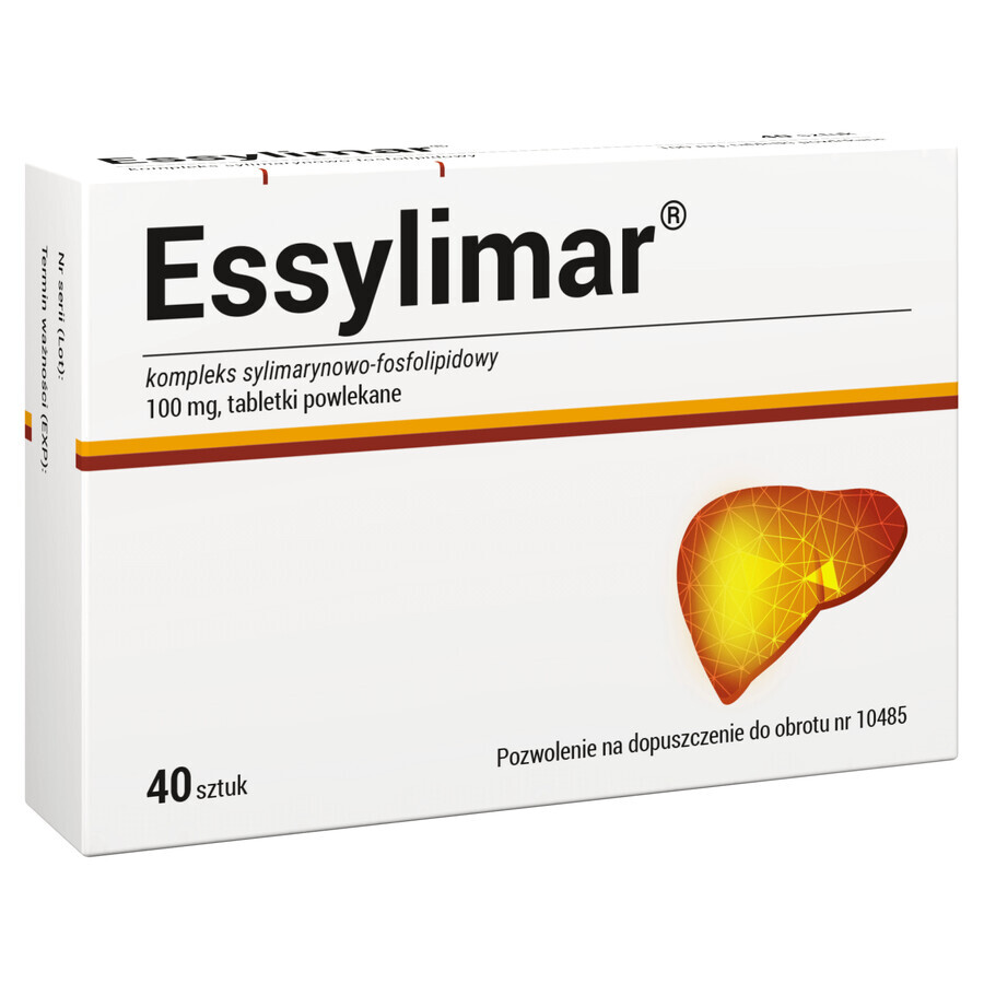 Essylimar 100 mg, 40 tabletten