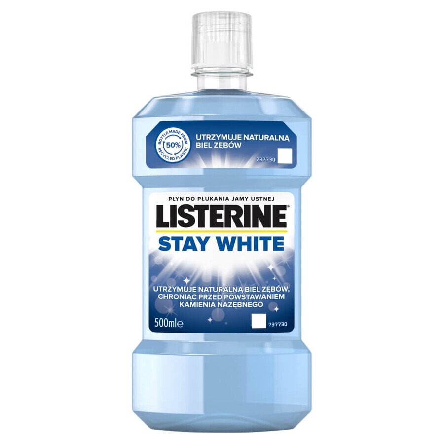 Listerine Stay White mondwater, 500 ml