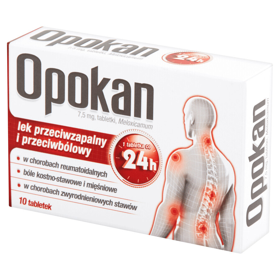 Opokan 7.5 mg, 10 tablets