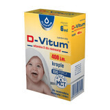 D-Vitum 400 IE, vitamine D voor pasgeborenen, zuigelingen en kinderen, orale druppels, 6 ml