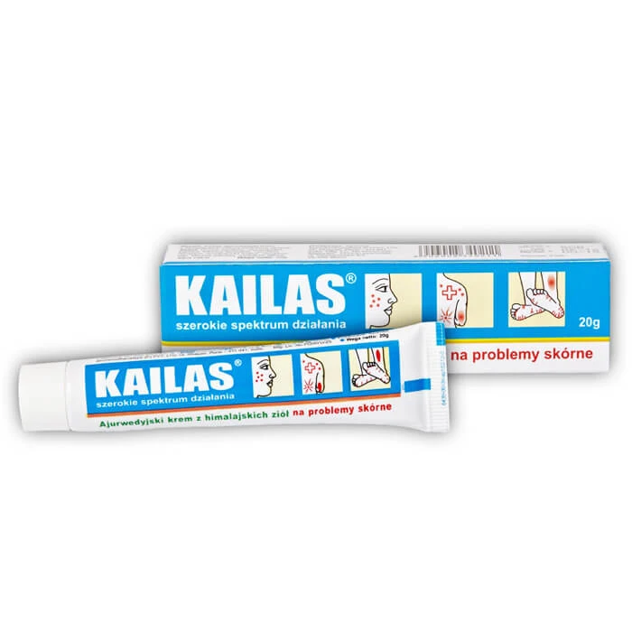 Kailas, ayurvedische crème van Himalaya kruiden voor huidproblemen, 20 g