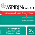 Aspirin Cardio 100 mg, 28 comprimate filmate