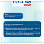 Efferalgan 150 mg, rectal suppositories, 10 pieces