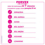 Fervex Junior 280 mg + 100 mg + 10 mg, granulaat voor orale oplossing, 8 sachets