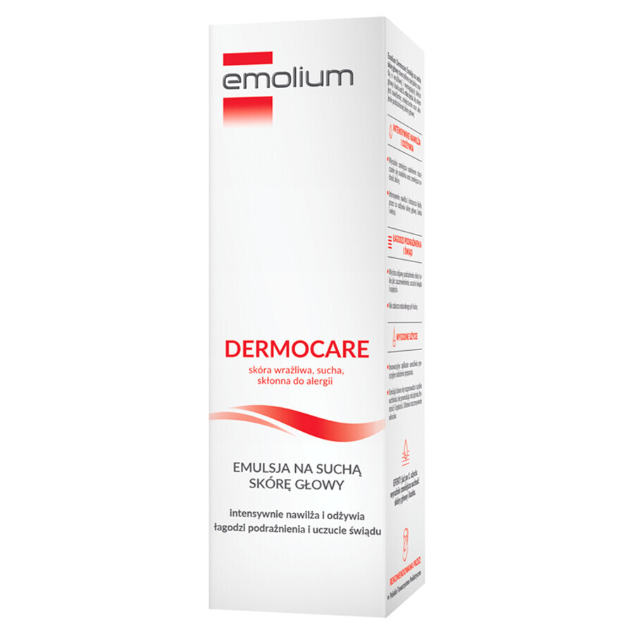 Emolium Dermocare, emulsion for dry scalp, from 3 years, 100 ml