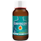 Gaviscon gearomatiseerde munt (500 mg + 267 mg + 160 mg)/ 10 ml, orale suspensie, 150 ml