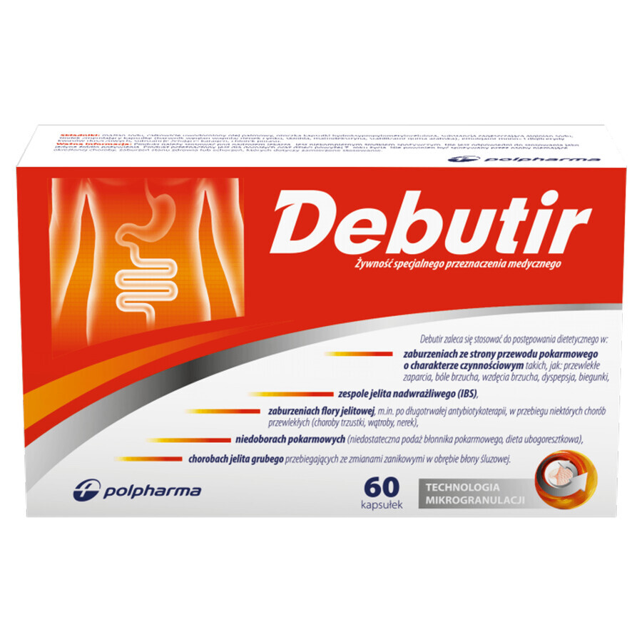 Debutir, 60 capsules