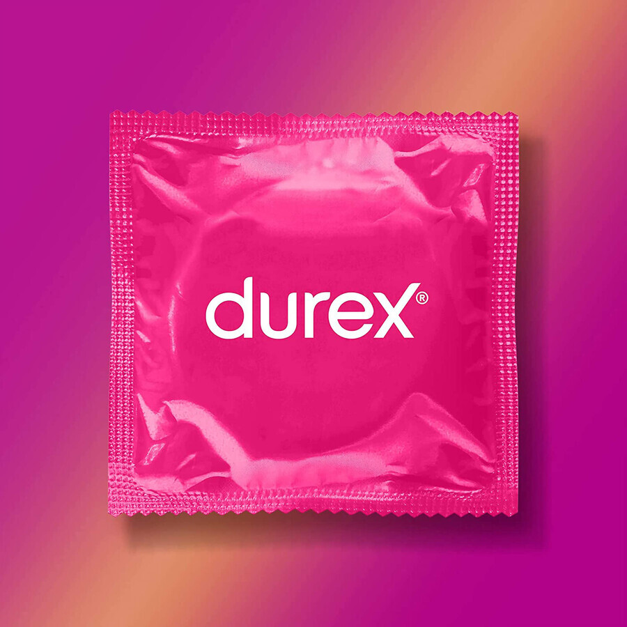 Durex Pleasuremax, preservativi a coste con bordino, 3 pezzi