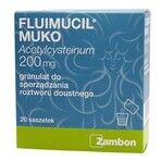 Fluimucil Muko 200 mg, 20 sachets