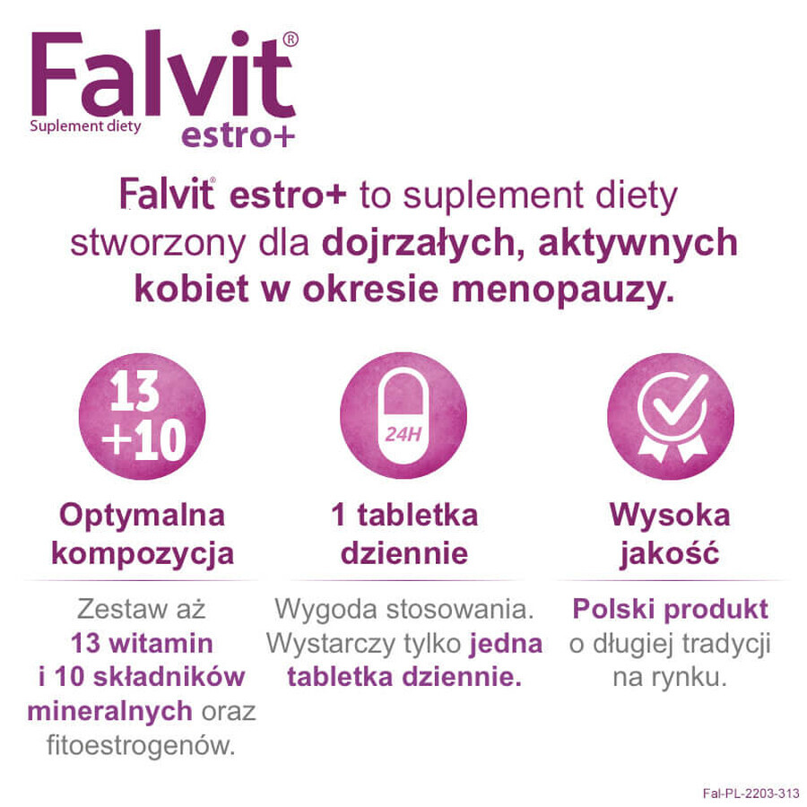 Falvit Estro+, 60 tabletten