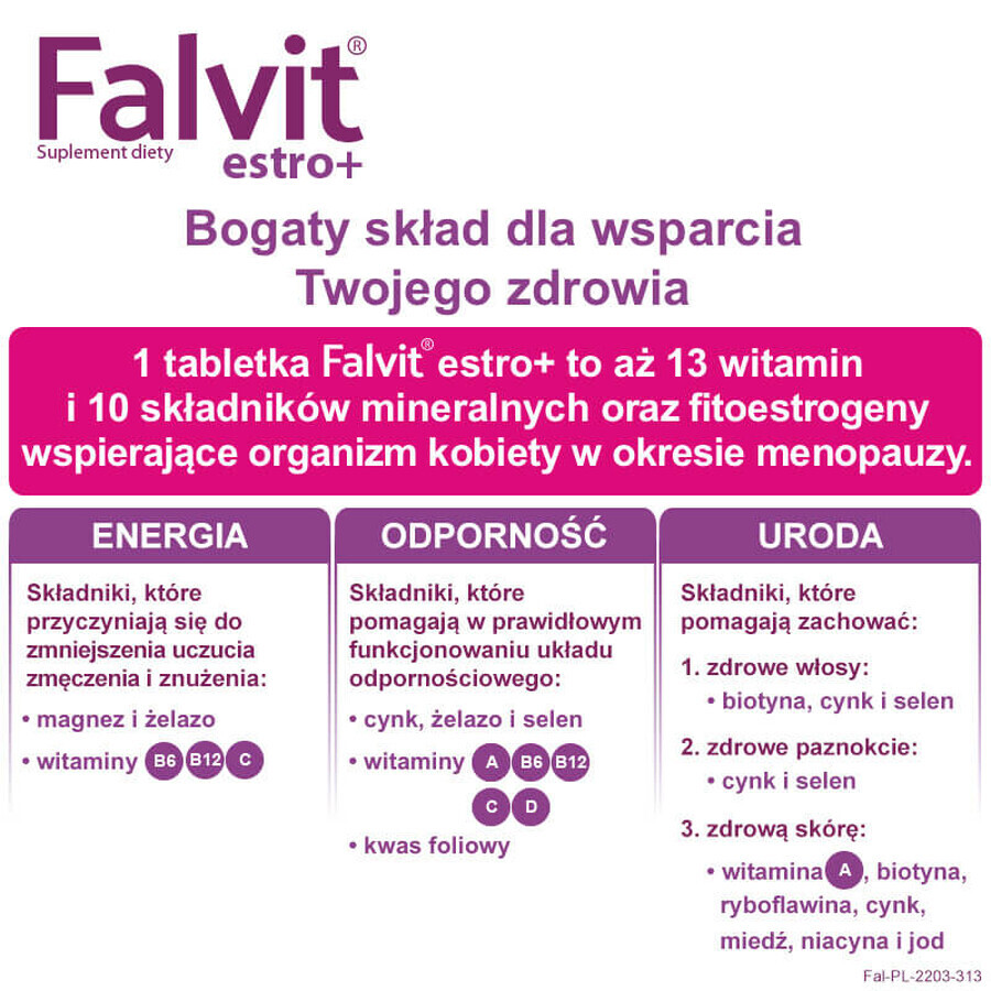 Falvit Estro+, 60 tabletten