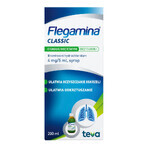 Flegamina Classic menthe sans sucre 4 mg/ 5 ml, sirop, 200 ml