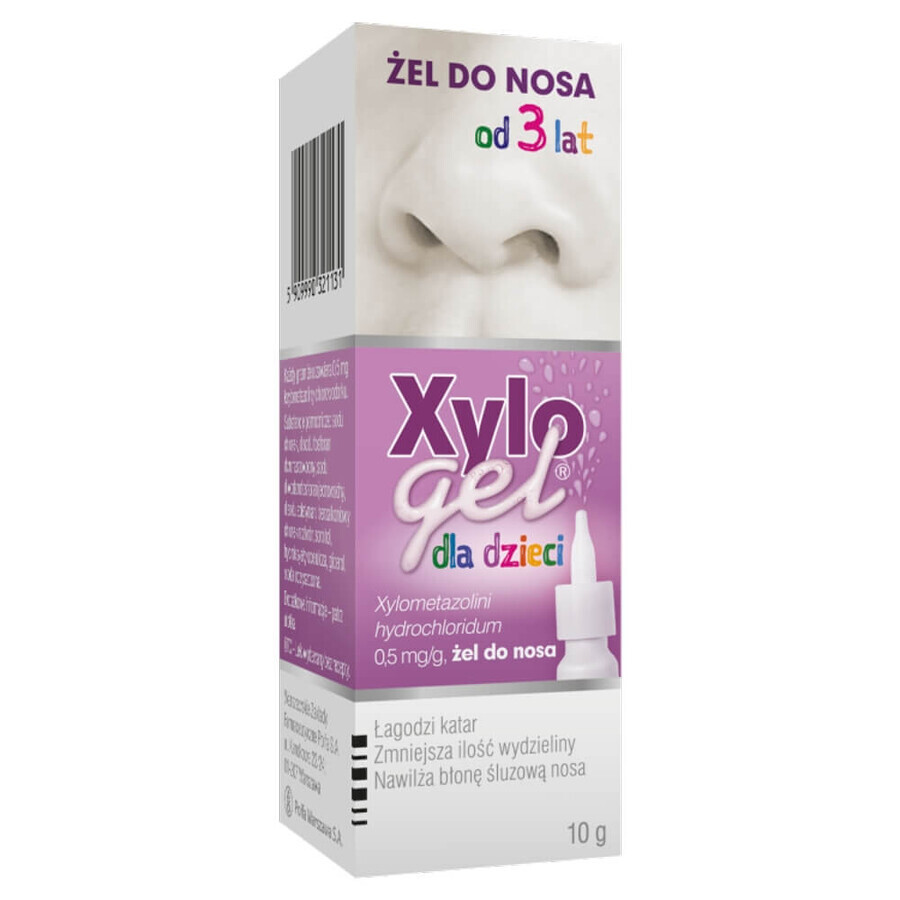 Xylogel 0,05%, 0,5 mg/g, gel nazal, 10 g 