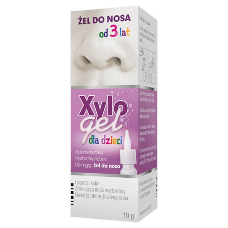 Xylogel 0,05%, 0,5 mg/g, gel nazal, 10 g 