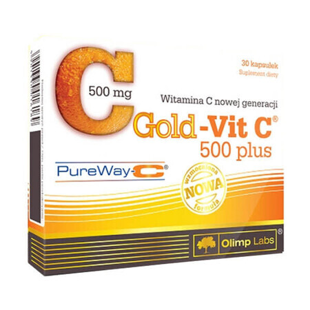 Olimp Gold-Vit C 500 Plus, 30 capsules