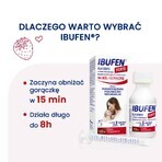 Ibufen for children Strong strawberry flavor 200 mg/ 5 ml, oral suspension from 3 months, 100 ml