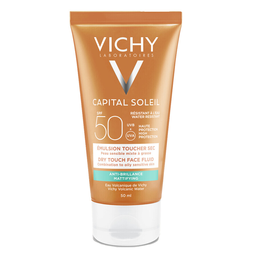 Vichy Capital Soleil, matterende gezichtscrème, SPF 50, 50 ml