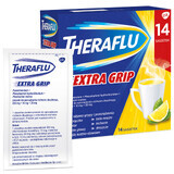 Theraflu Extra Grip 650 mg + 10 mg + 20 mg, powder for oral solution, 14 sachets