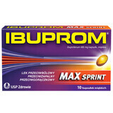 Ibuprom Max Sprint 400 mg, 10 capsules