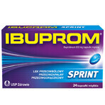 Ibuprom Sprint 200 mg, 24 capsule molli