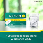 Aspirină C 400 mg + 240 mg, 10 comprimate efervescente