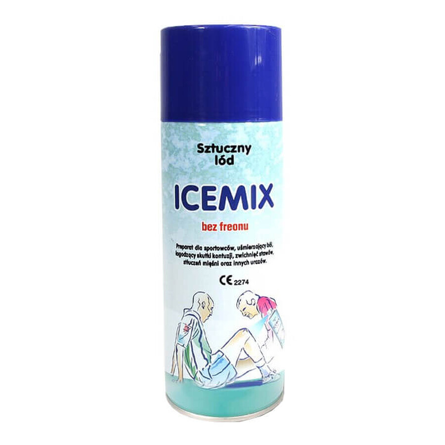 Icemix, kunstmatige ijsspray, voorbereiding voor sporters, 400 ml