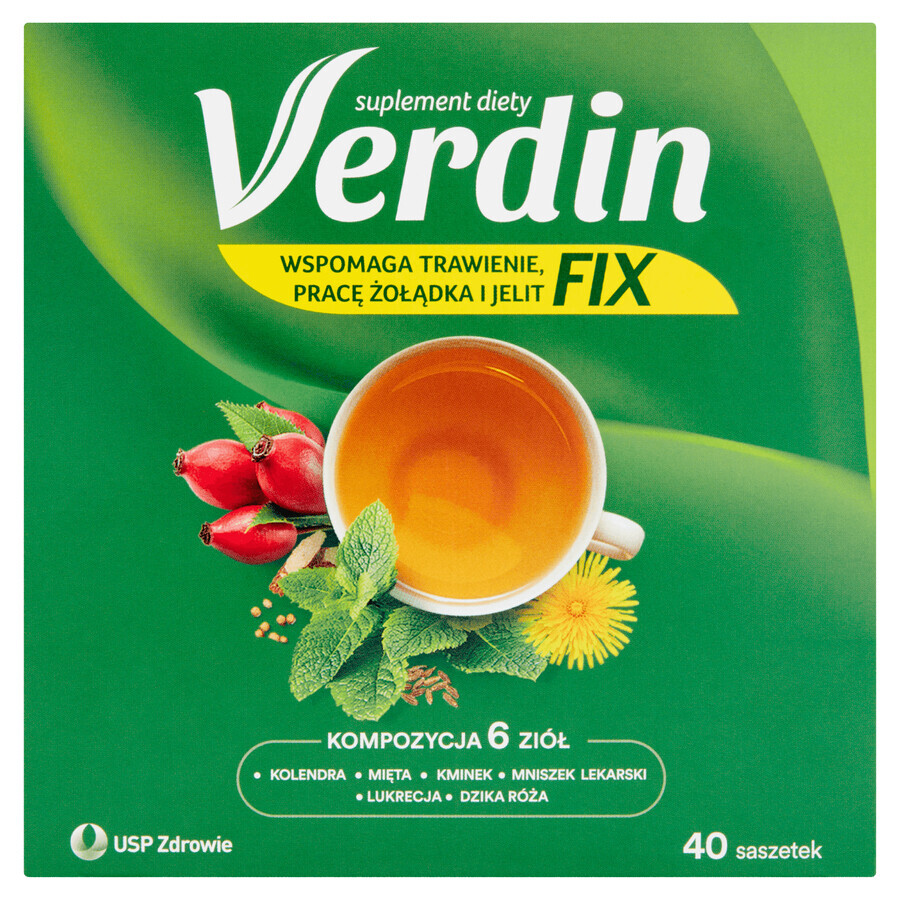 Verdin Fix, 40 sachets