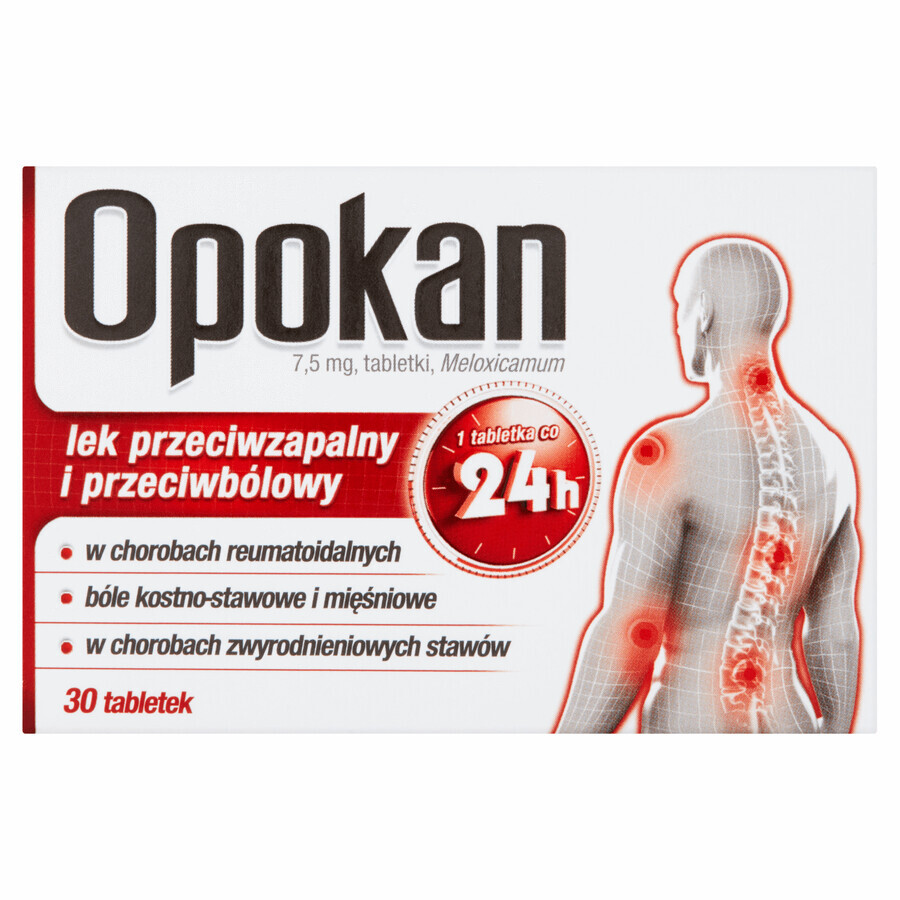 Opokan 7.5 mg, 30 tablets