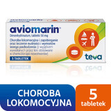 Aviomarin 50 mg, 5 tablets