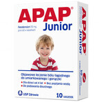 Apap Junior 250 mg, korrels, 10 sachets