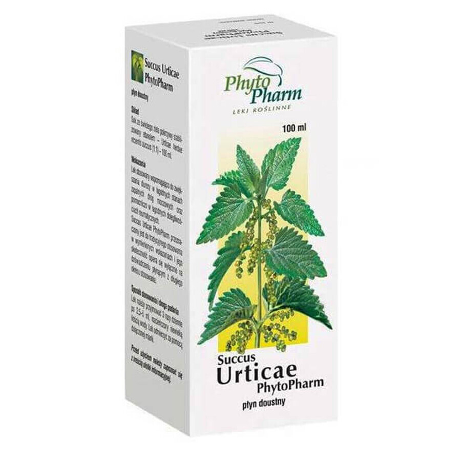 Succus Urticae Phytopharm 2.425 g/ 2.5 ml, oral liquid, 100 ml