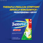 Theraflu Zatoka 650 mg + 10 mg, polvo para solución oral, 14 sobres