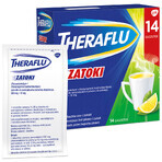 Theraflu Zatoka 650 mg + 10 mg, polvo para solución oral, 14 sobres