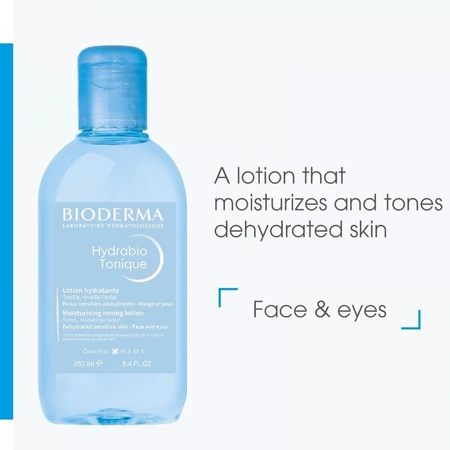 Bioderma Hydrabio Tonique, tónico hidratante, pieles deshidratadas y sensibles, 250 ml