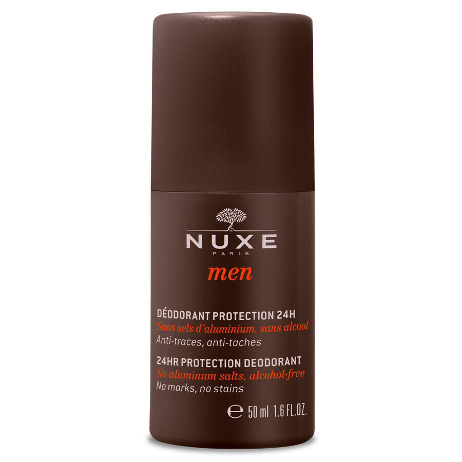 Nuxe Men, deodorante per una protezione continua, roll-on, 50 ml